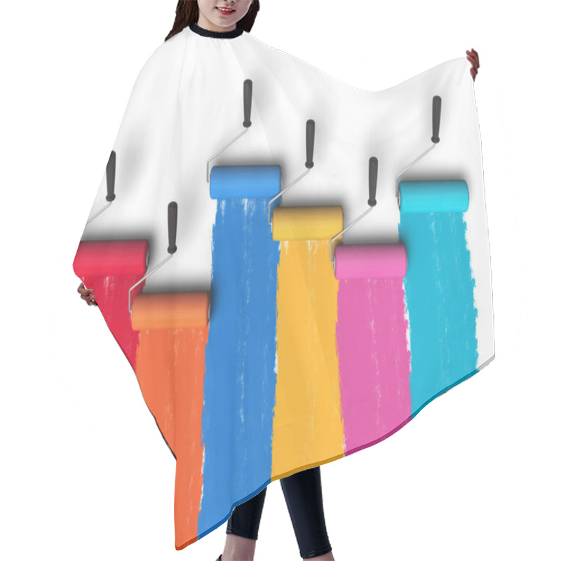 Personality  Abstract Creativity Concept Hair Cutting Cape