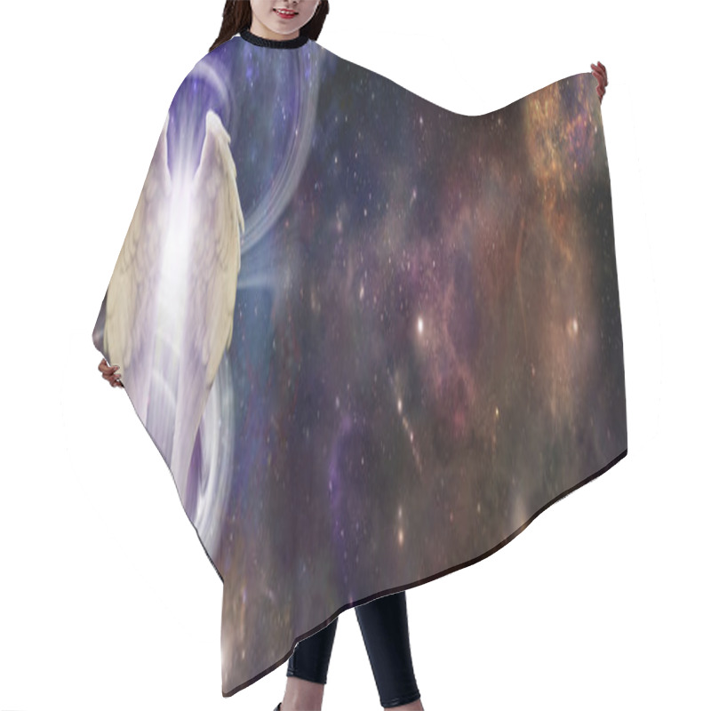 Personality  Angel Spirit In Deep Space Hair Cutting Cape