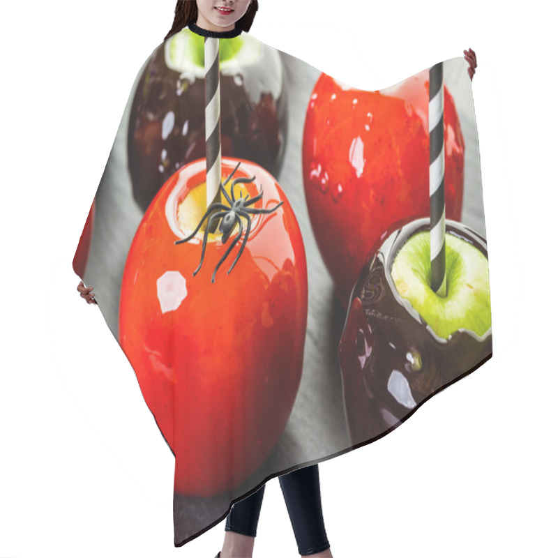 Personality  Handmade Candy Apples Hair Cutting Cape