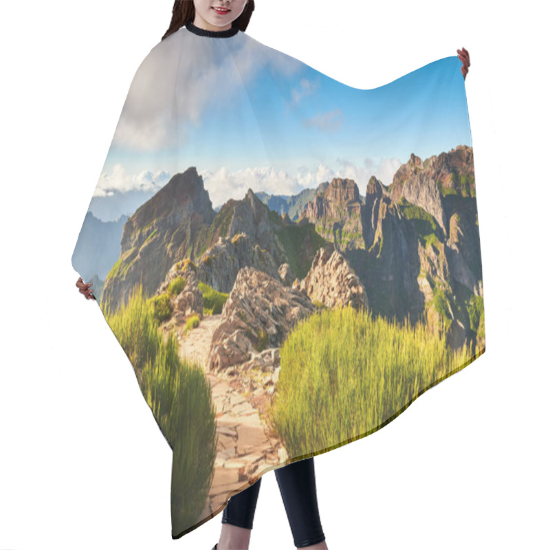 Personality  Landscape Of Madeira Island Mountains Hair Cutting Cape