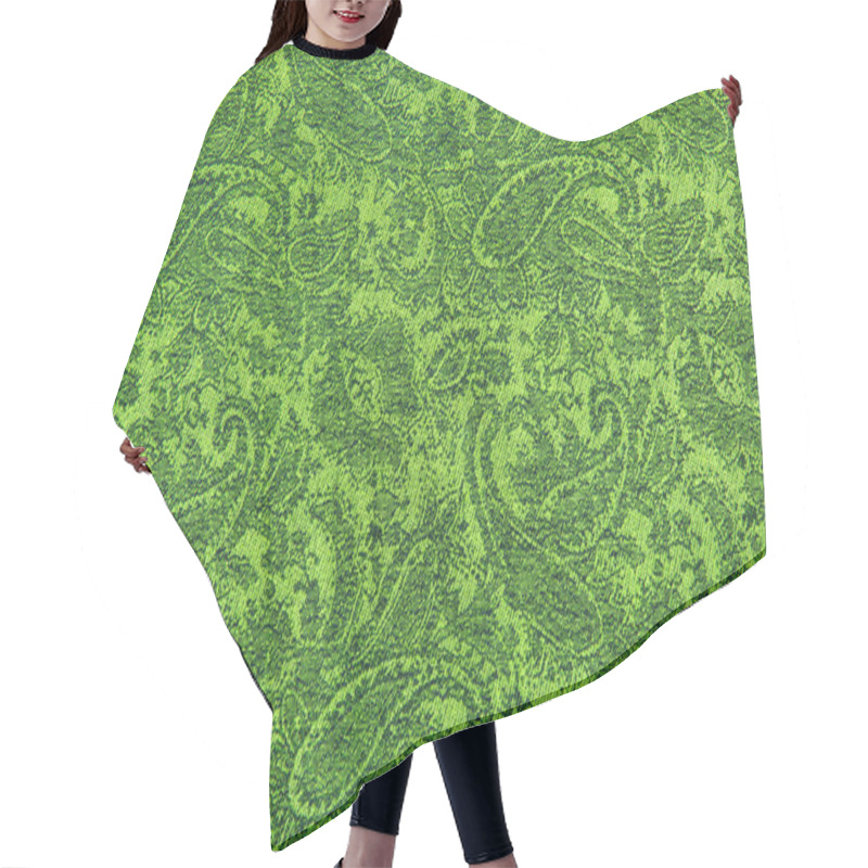 Personality  Paisley Pattern Textile Hair Cutting Cape