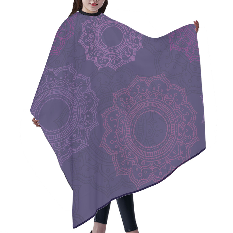 Personality  Abstract Seamless Pattern Hair Cutting Cape