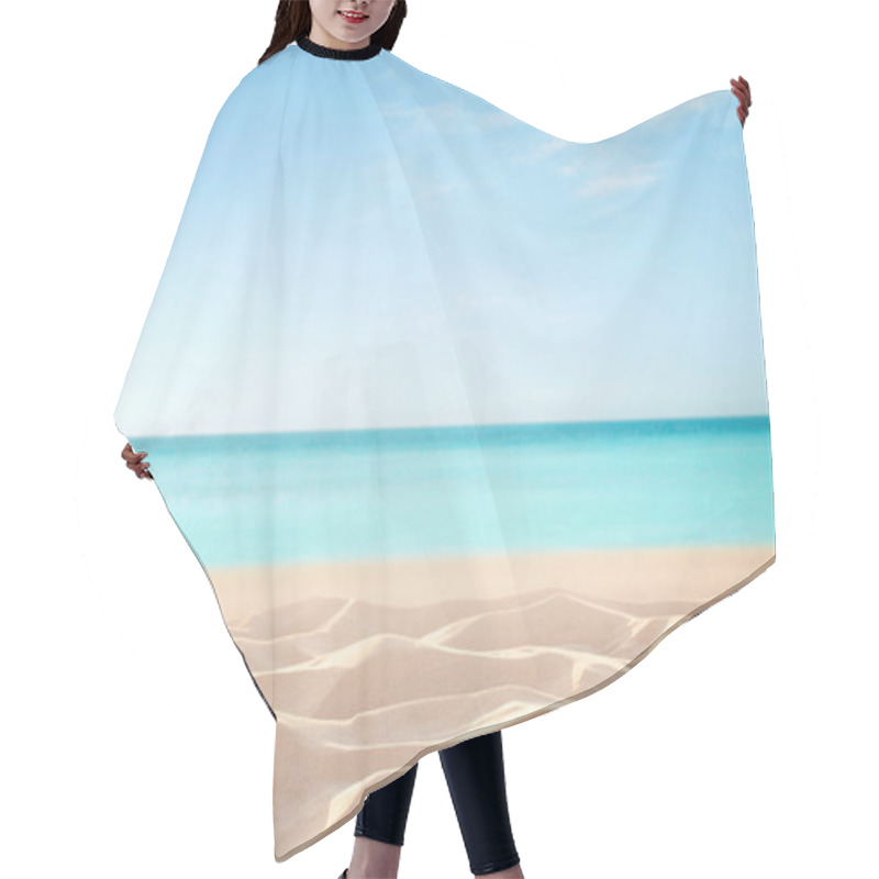 Personality  Empty Tropical Beach Hair Cutting Cape