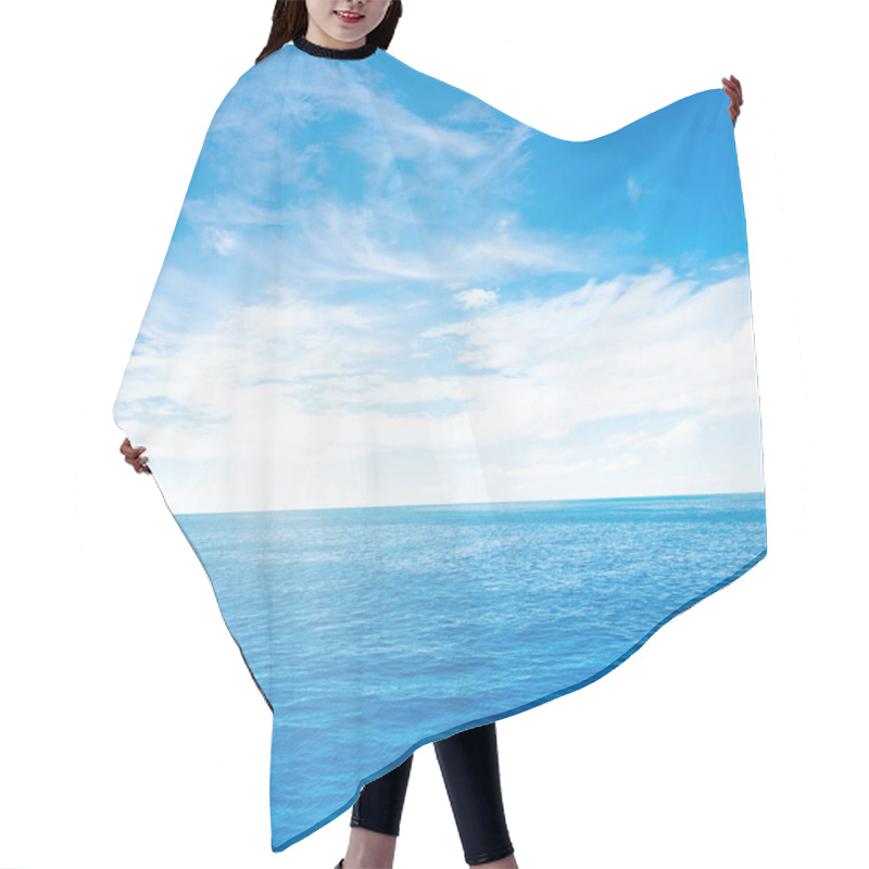 Personality  Cloudy Sky And Sea Hair Cutting Cape