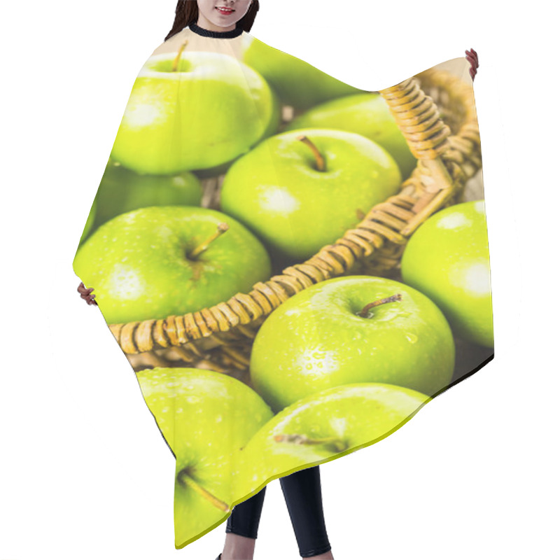 Personality  Organic Granny Smith Apples Hair Cutting Cape