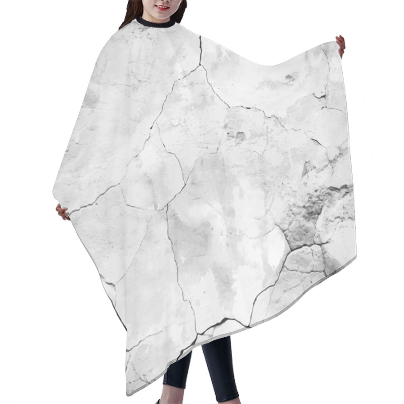 Personality  Old Cracked Plaster Vector Texture Hair Cutting Cape