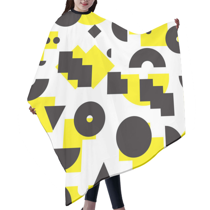 Personality  Geometric Seamless Pattern Hair Cutting Cape