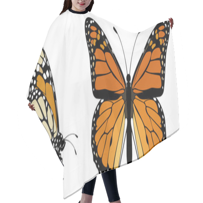 Personality  Monarch Butterfly Hair Cutting Cape