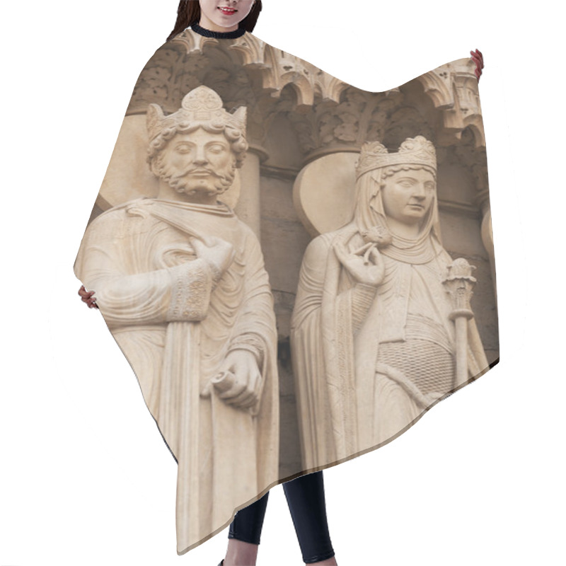 Personality  West Portal Of Notre Dame De Paris Hair Cutting Cape