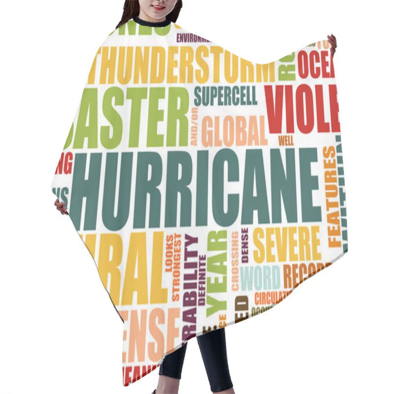 Personality  Hurricane Hair Cutting Cape