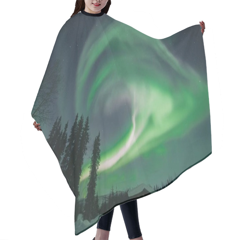 Personality   Northern Lights In Alaska Hair Cutting Cape