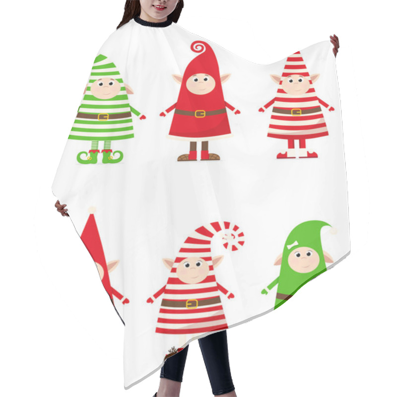 Personality  Cartoon Gnomes For New Year 2021 Hair Cutting Cape