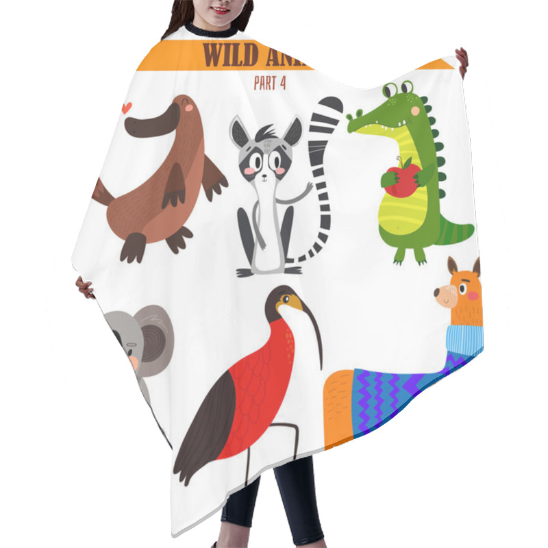 Personality  Set Of Wild Animals Hair Cutting Cape