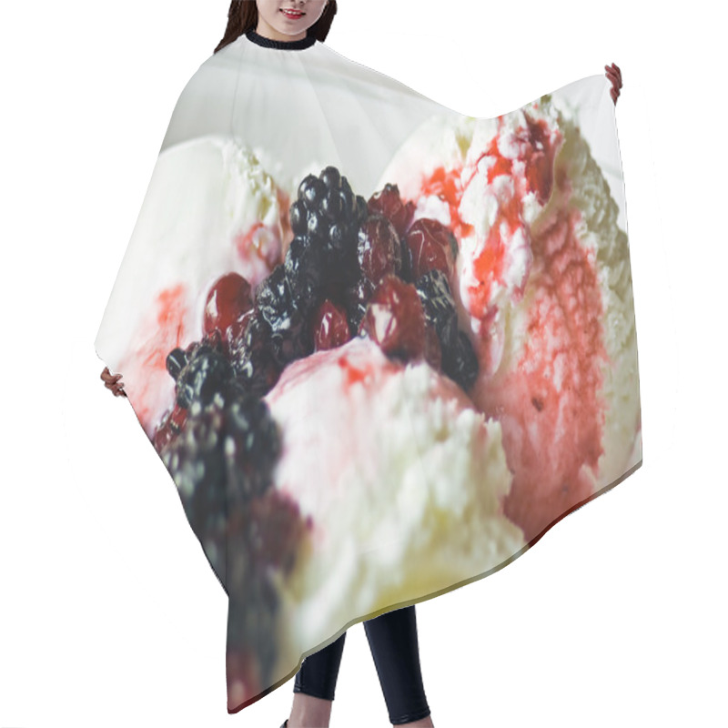 Personality  Icecream And Berries Hair Cutting Cape