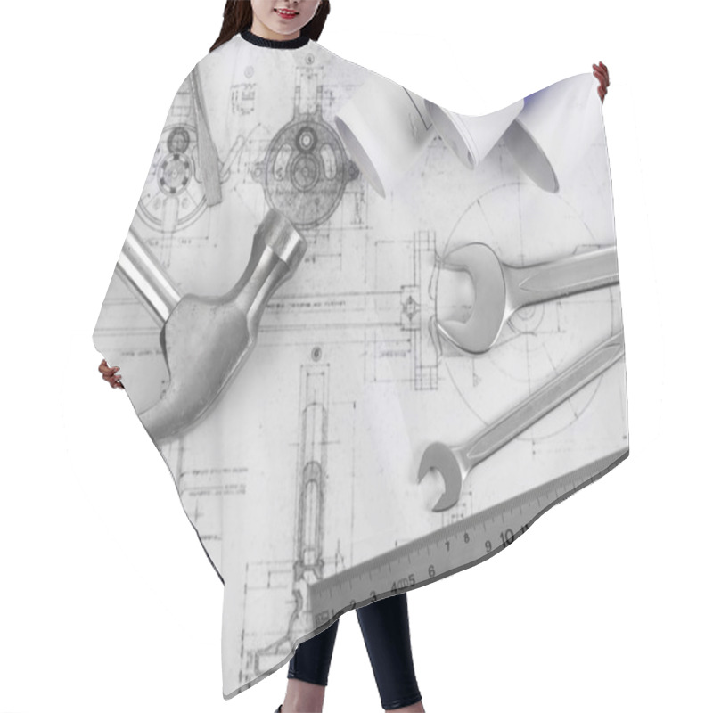 Personality  Renovation Planning Concept Hair Cutting Cape