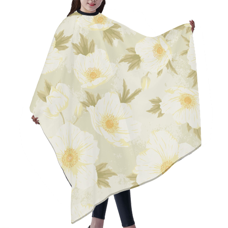 Personality  Field Flover Pattern 1 Hair Cutting Cape