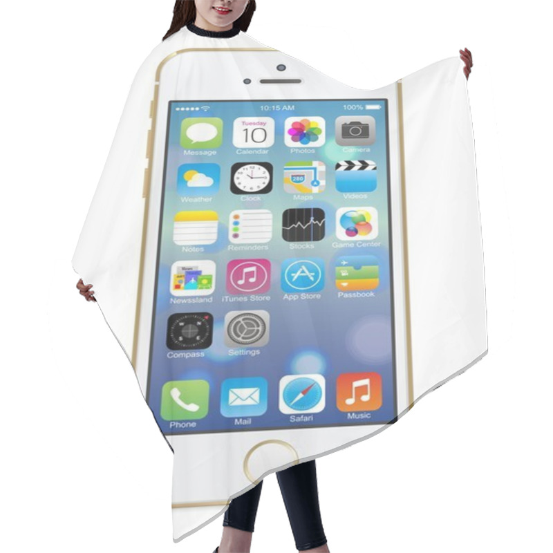 Personality  Apple Iphone 5s White Hair Cutting Cape