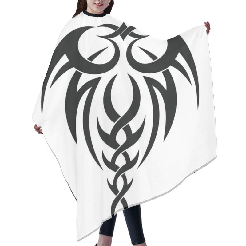 Personality  Tribal Tattoo Design Hair Cutting Cape