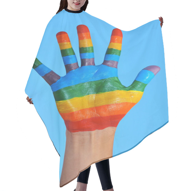 Personality  Gay Hand Hair Cutting Cape