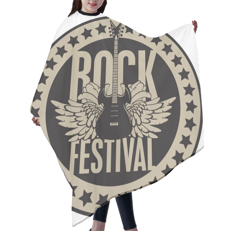 Personality  Rock Festival Hair Cutting Cape