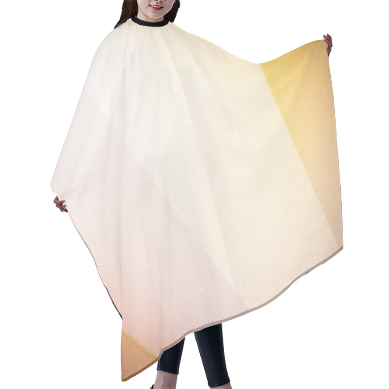 Personality  Abstract 4K Gradient Background With Soft Shades Of Yellow, Cream, And Peach Geometric Stripes, Highlighted By A Grainy Texture And Gentle Blur Hair Cutting Cape