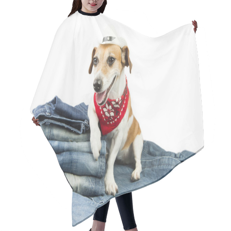 Personality  Dog Clothes Hair Cutting Cape