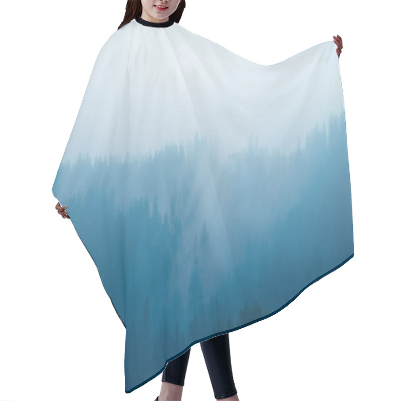 Personality  Foggy Mountains Hair Cutting Cape