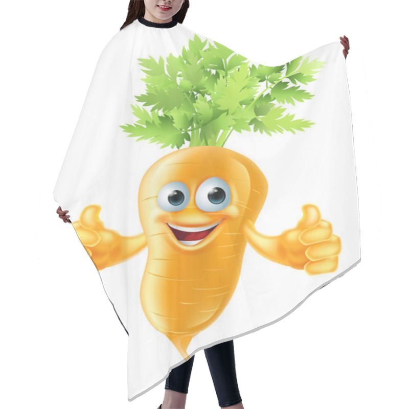 Personality  Carrot Mascot Cartoon Hair Cutting Cape