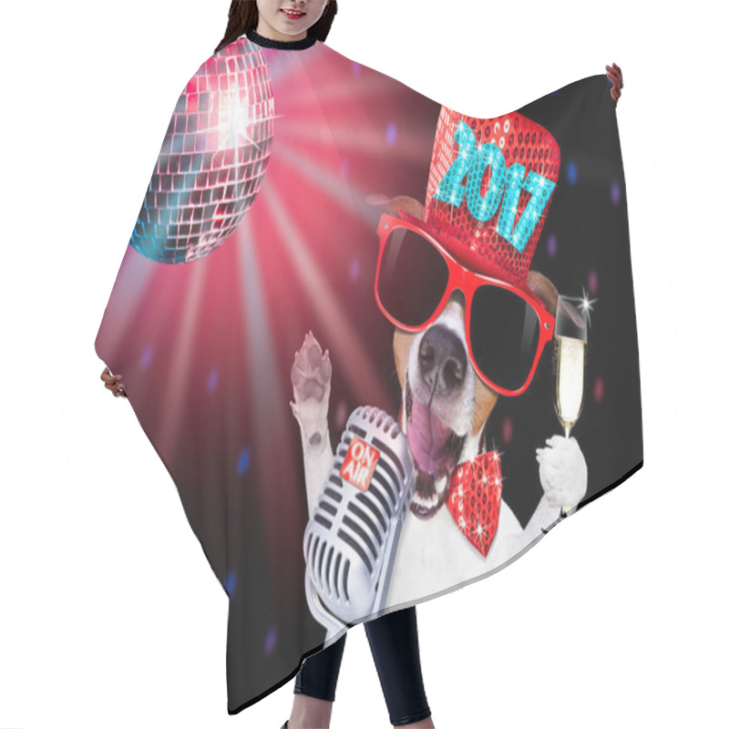 Personality  Happy New Year Dog Celberation Hair Cutting Cape