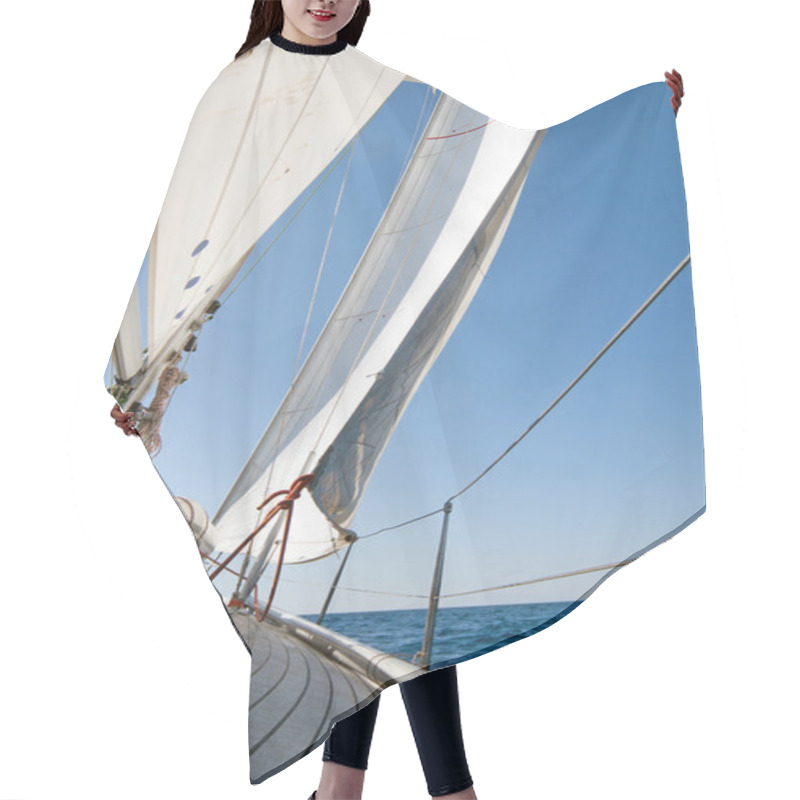 Personality  Sailing Boat Hair Cutting Cape