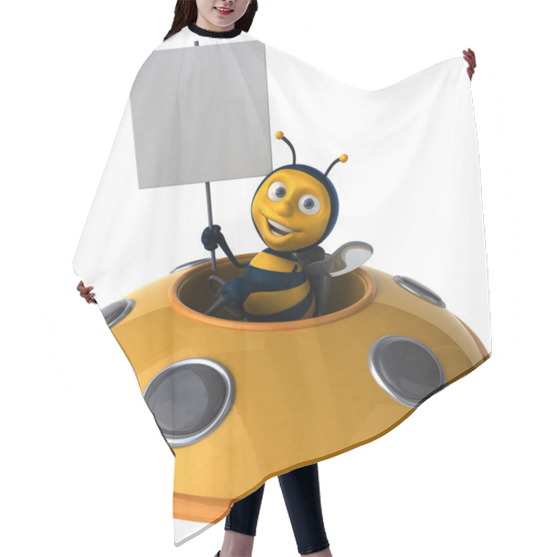 Personality  Funny Cartoon Bee Hair Cutting Cape