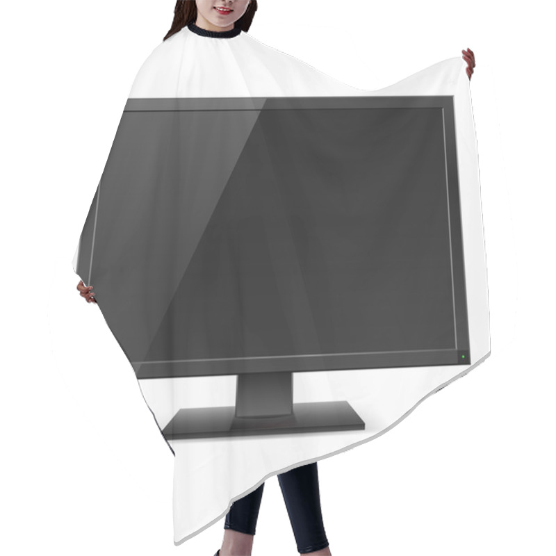 Personality  Lcd Tv Monitor Hair Cutting Cape