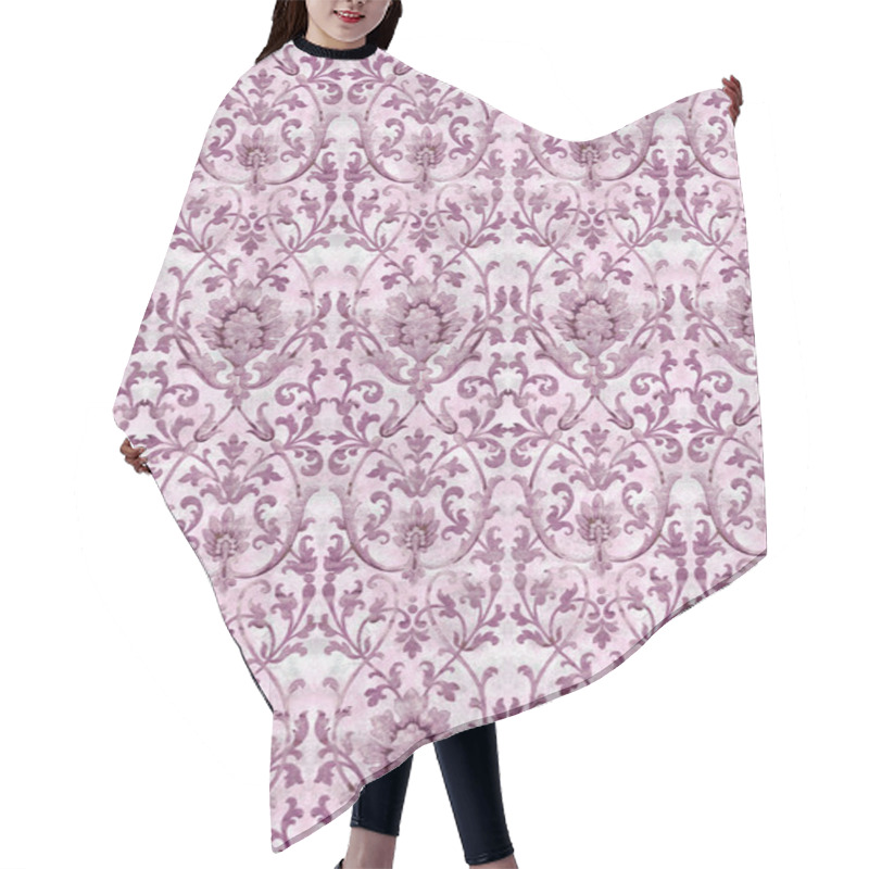 Personality  Seamless Pattern 012 Hair Cutting Cape