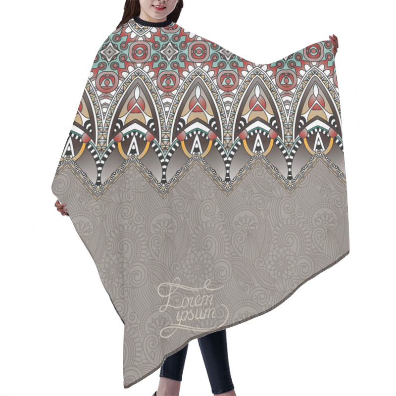 Personality  Moroccan Template With Place For Your Text Hair Cutting Cape