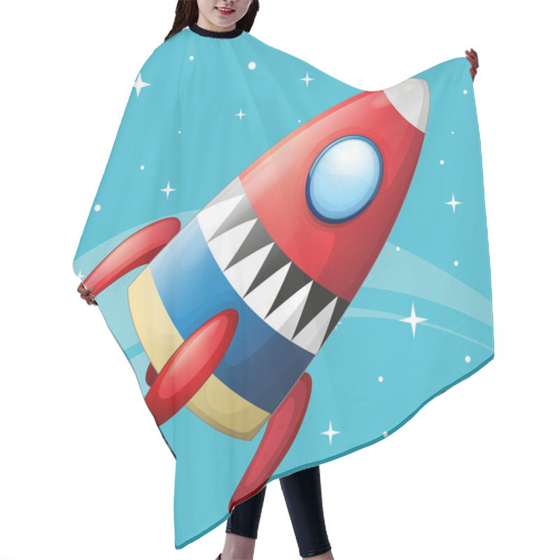 Personality  A Flying Spaceship Hair Cutting Cape