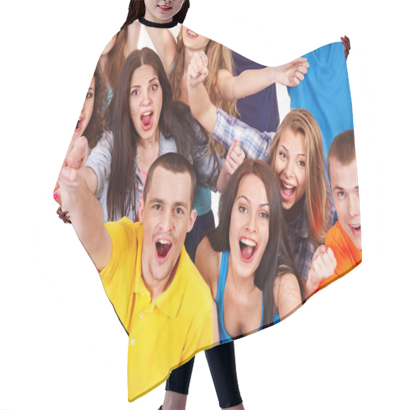 Personality  Group Sport Fan Cheer For. Hair Cutting Cape