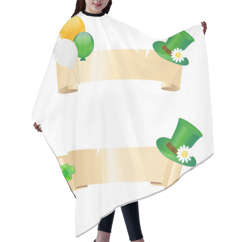 Personality  St. Patricks Day Frames Hair Cutting Cape