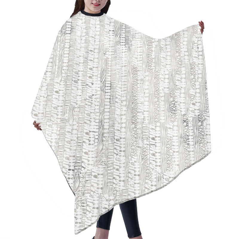 Personality  Geometry Modern Repeat Pattern With Textures Hair Cutting Cape