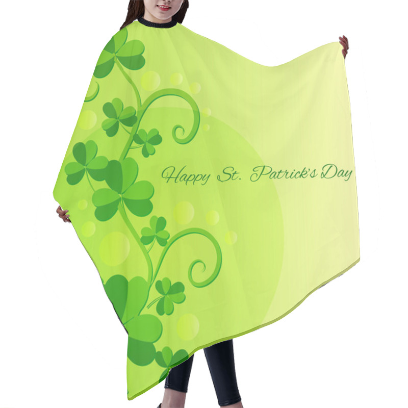 Personality  St. Patrick's Day Greeting Card Hair Cutting Cape