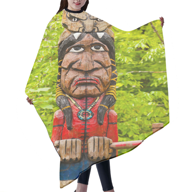 Personality  Indian Totem Hair Cutting Cape