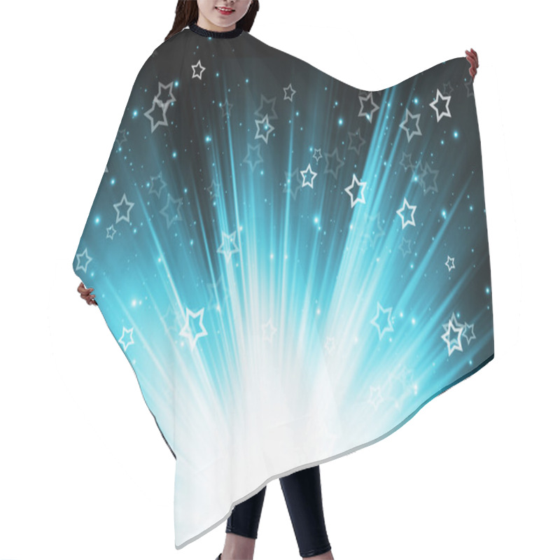 Personality  Abstract Magic Light Hair Cutting Cape