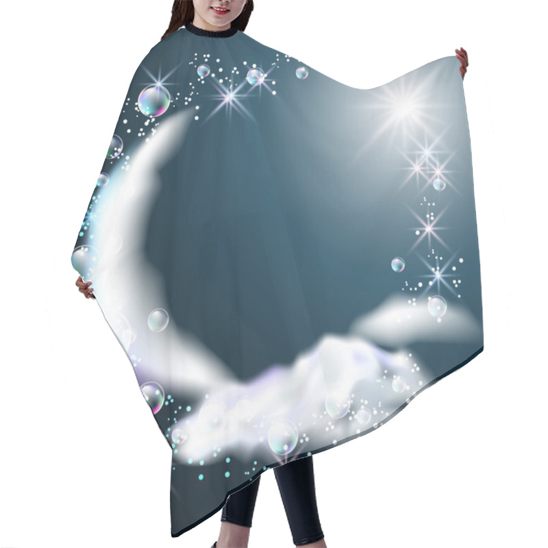 Personality  Night Sky Hair Cutting Cape