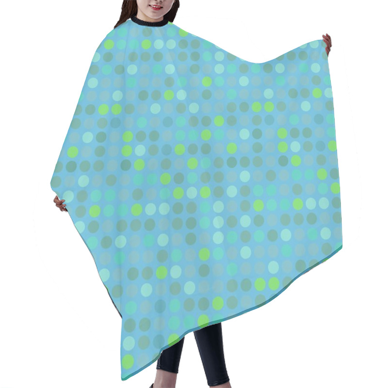 Personality  Seamless Circle Pattern Hair Cutting Cape