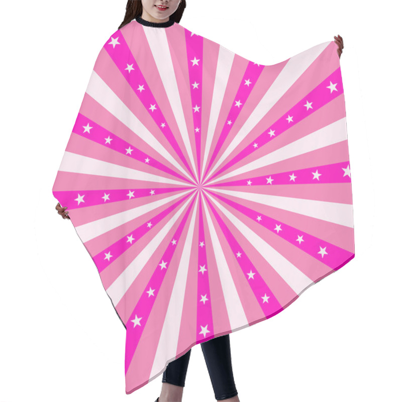 Personality  USA Stars & Stripes Square Background Hair Cutting Cape