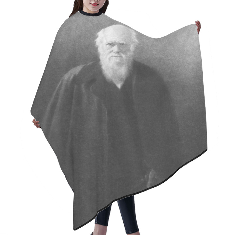 Personality  Charles Darwin Hair Cutting Cape