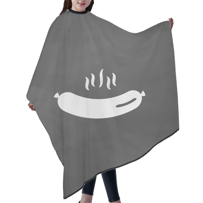 Personality  Hot Sausage Computer Symbol Hair Cutting Cape