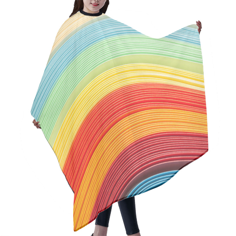 Personality  Paper Strips Hair Cutting Cape