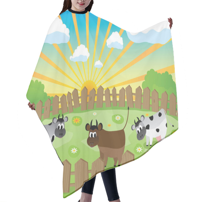 Personality  Small Pasture Hair Cutting Cape