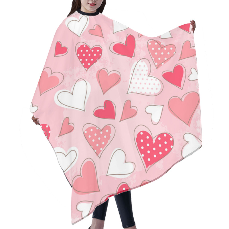 Personality  Happy Valentine's Day Hair Cutting Cape