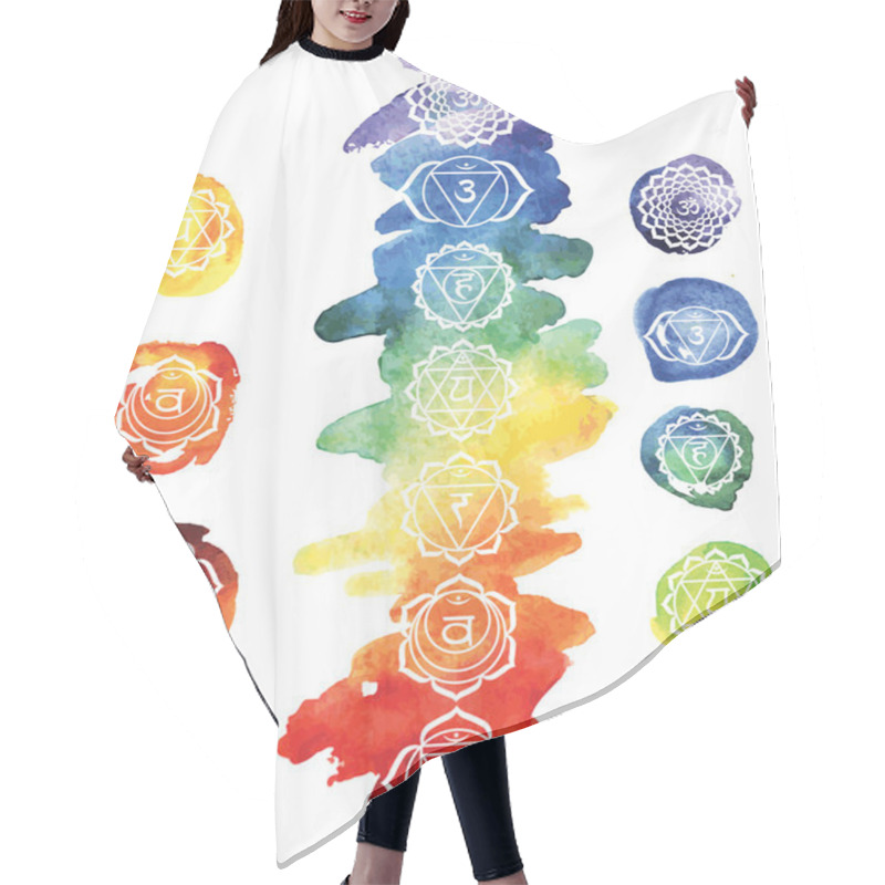 Personality  Seven Chakras Hair Cutting Cape